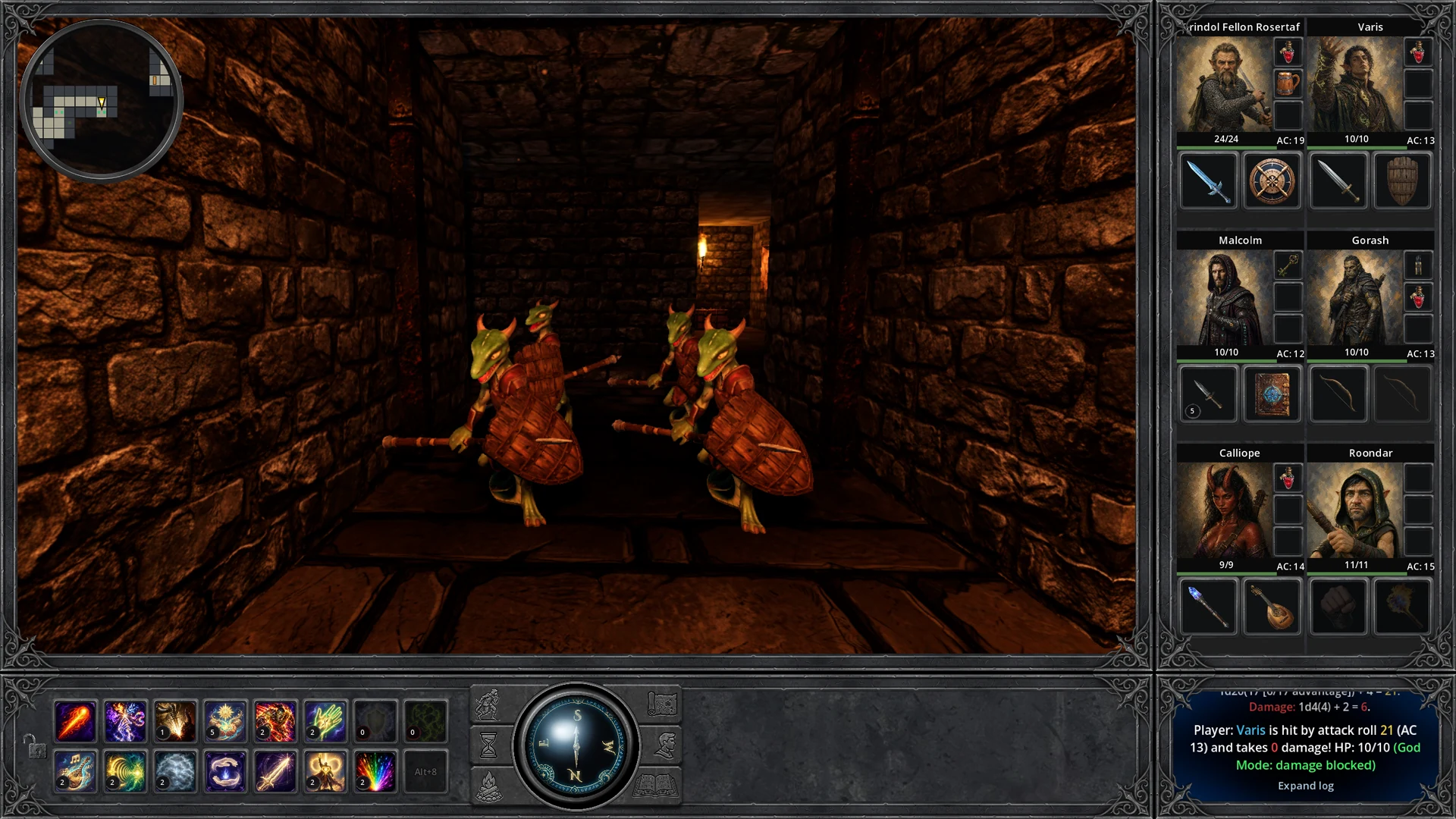 Kobold patrol advancing in formation